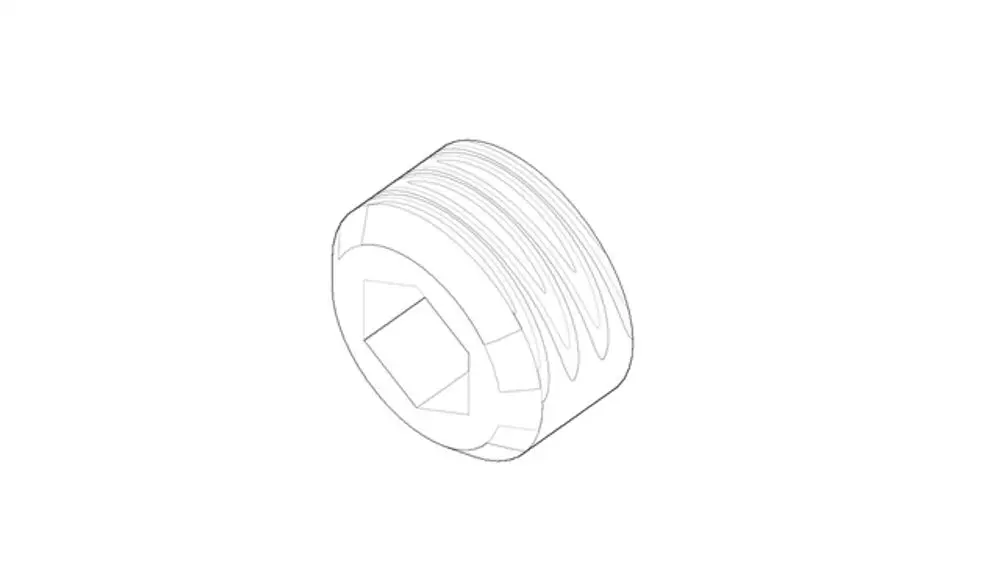 DORNBRACHT Befestigung Gewindestift ERSATZTEILE 093111148 M5 x 4 mm, 09311114890 Galeriebild 1